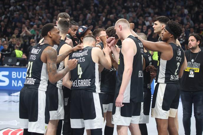 Košarkarji Partizana | Partizan je upravičil vlogo favorita in se uvrstil v polfinale lige ABA, v katerem se bo meril s Cedevito Olimpijo. | Foto Guliverimage