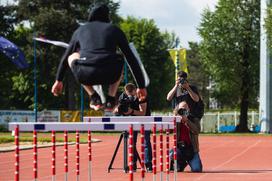 Slovenski skakalci trening Kranj