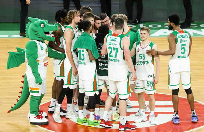 Cedevita Olimpija: državni prvak za sezono 2020/21 | Foto: Vid Ponikvar