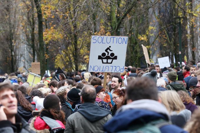 okolje Bruselj prostest globalno segrevanje | Foto: 