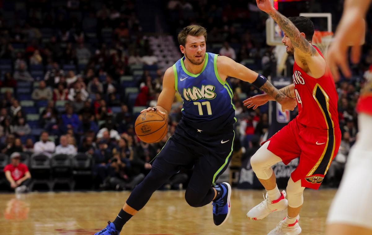 Luka Dončić | Luka Dončić je postavil nov rekord v skokih. Zbral jih je kar 18. | Foto Reuters