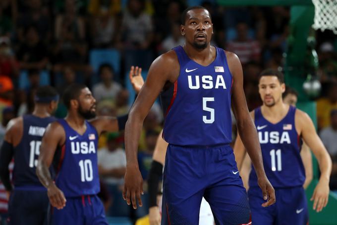 Leta 2016 je bil vlečni konj ZDA Kevin Durant. | Foto: Getty Images