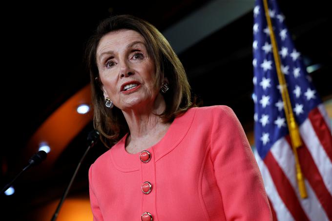 Predsednica predstavniškega doma Nancy Pelosi. | Foto: Reuters