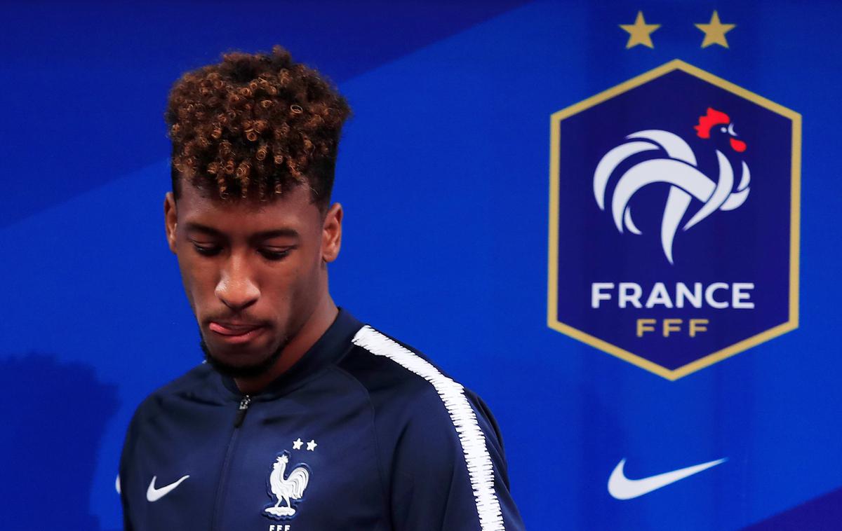 Kingsley Coman | Kingsley Coman bo izpustil ponedeljkovo tekmo kvalifikacij. | Foto Reuters