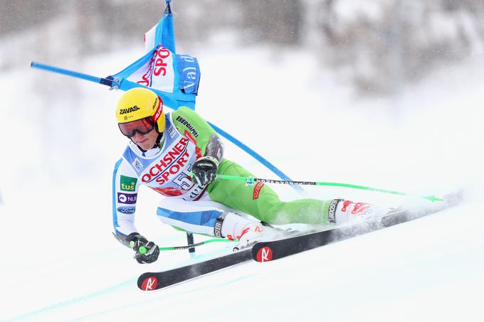 Štafan Hadalin je začetek sezone zaznamoval z veleslalomskim napredkom, medtem ko v slalomu še ni povsem tam, kjer je lani končal.   | Foto: Getty Images