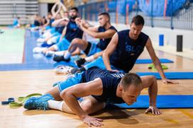 slovenska košarkarska reprezentanca trening