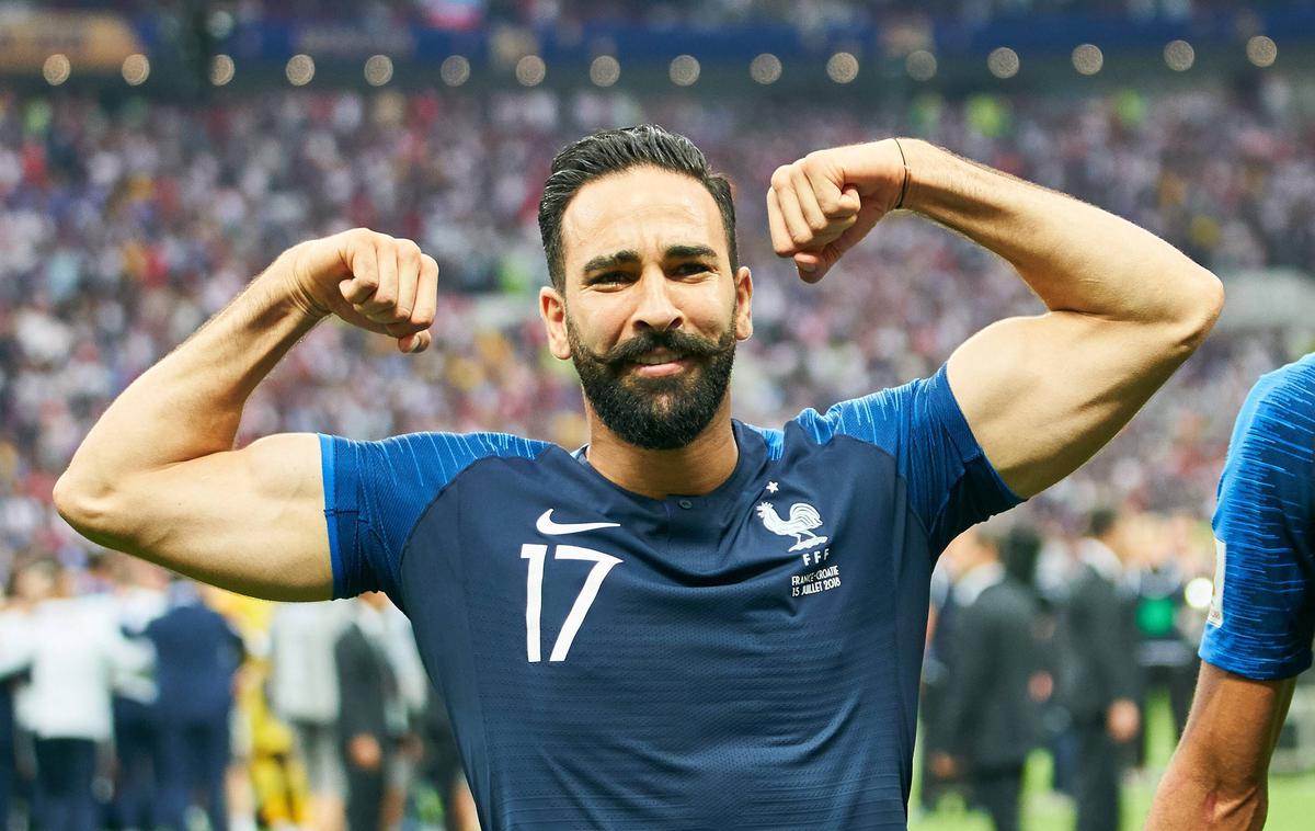 Adil Rami | Adil Rami ni na SP 2018 v Rusiji odigral niti ene minute, a je bil še kako pomemben člen francoske reprezentance. | Foto Guliverimage