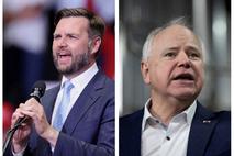 JD Vance, Tim Walz, podpredsedniški kandidat, volitve, ZDA