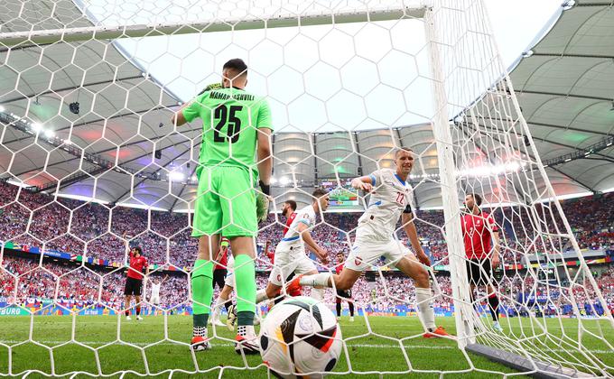 Patrik Schick je zadel za končni izid 1:1. | Foto: Reuters