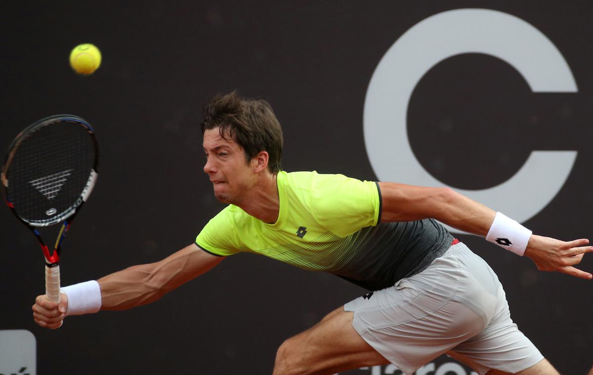 Aljaž Bedene | Za Aljažana Bedeneta je bil Miloš Raonić pretrd oreh.  | Foto Reuters