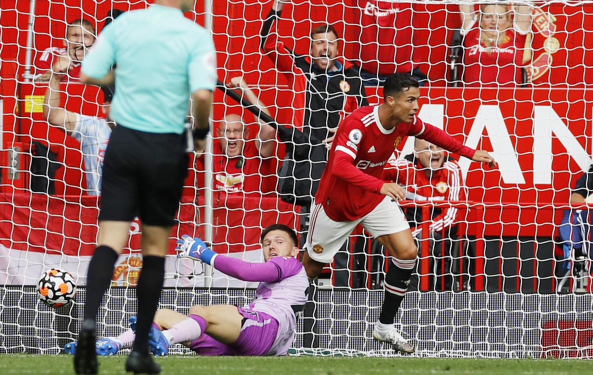 Cristiano Ronaldo | Cristiano Ronaldo je zadel v polno že na prvi tekmi na Old Traffordu po vrnitvi na Otok. | Foto Reuters