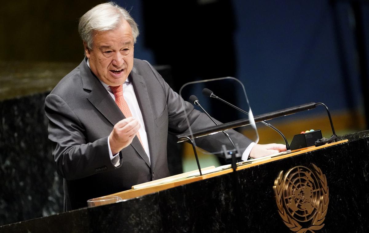 Antonio Guterres | Antonio Guterres se boji, da bi lahko največji gospodarski velesili ustvarili vsaka svoj svet, ki naj bi potem med seboj tekmovala. | Foto Reuters