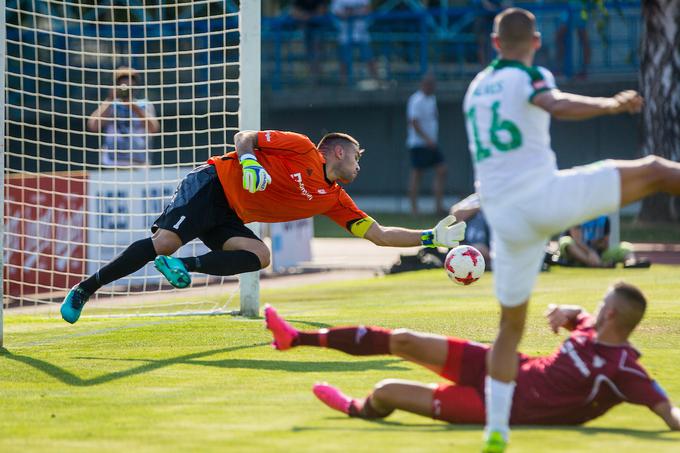 S Triglavom je v tej sezoni že prekrižal načrte Olimpiji. Dvoboj v Kranju se je končal brez zmagovalca (0:0). | Foto: Žiga Zupan/Sportida