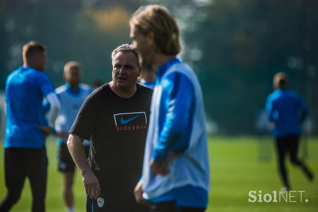 Slovenska nogometna reprezentanca Trening Brdo