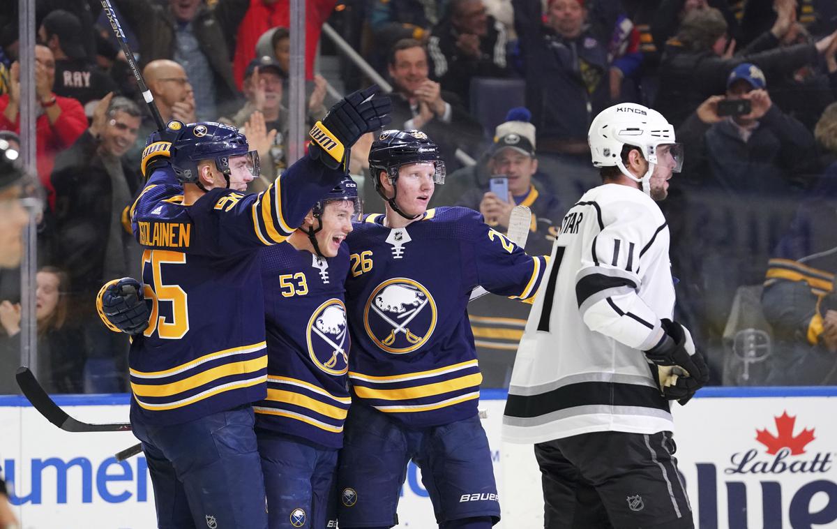 Buffalo Sabres Kings | Kralji so v gosteh pri Buffalu, ki zaseda visoko 3. mesto vzhodne konference, izgubili v podaljšku. | Foto Reuters