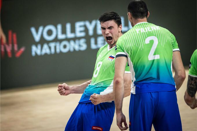 Mladi Rok Bračko je dobro izkoristil priložnost. | Foto: VolleyballWorld