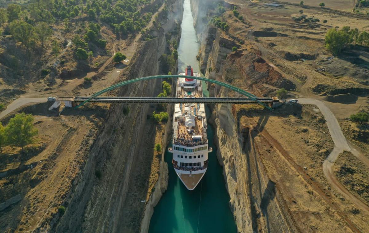 Korintski prekop | Foto FredOlsen Cruise Lines