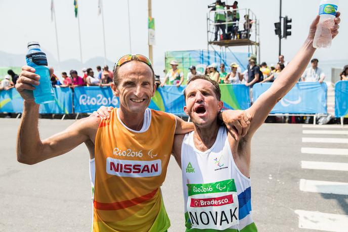 Roman Kejžar, Sandi Novak | Sandi Novak, na fotografiji v družbi Romana Kejžarja, je končal športno pot. | Foto Vid Ponikvar