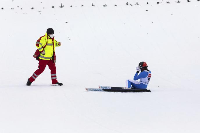 Eirin Maria Kvandal | Nesrečna Eirin Maria Kvandal je grdo padla na nedeljski tekmi v Hinzenbachu. | Foto Guliverimage