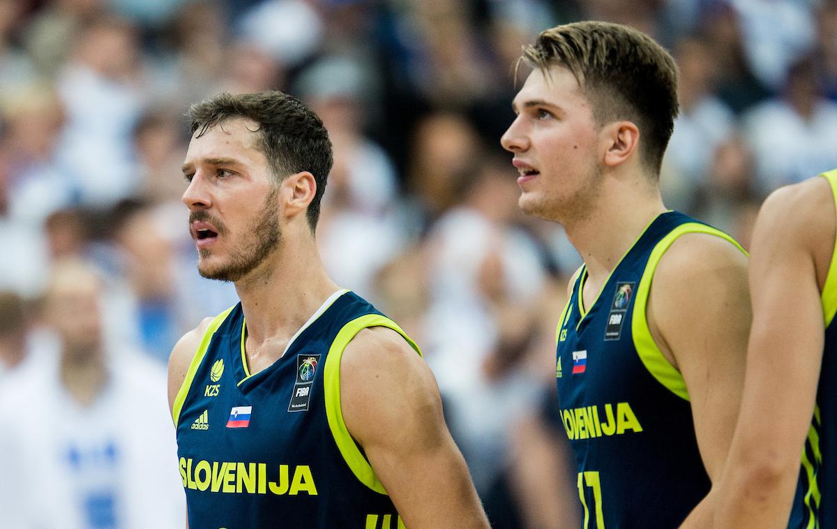 Goran Dragić Luka Dončić | Goran Dragić in Luka Dončić sta osrednji slovenski košarkarski imeni. | Foto Vid Ponikvar