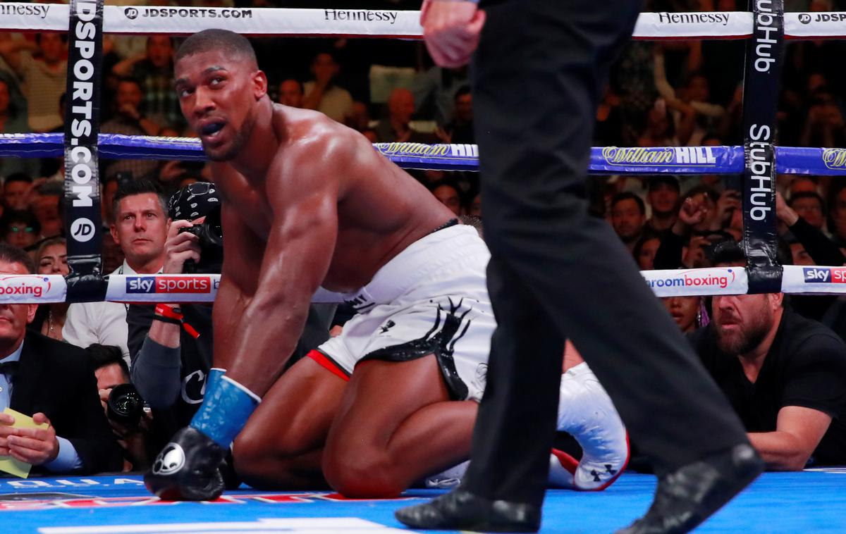 Anthony Joshua | Anthony Joshua se je prvič boril v ZDA in takoj predal krono najboljšega boksarja v težki kategoriji. | Foto Reuters