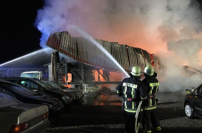 požar starodobniki | Foto: Kreisfeuerwehrverband Bodenseekreis