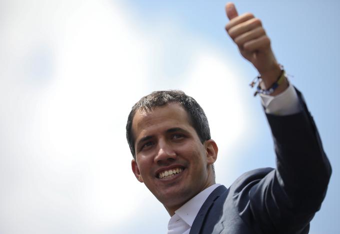 Vodja venezuelske opozicije Juan Guaido je obtožbe s strani venezuelske vlade označil za izmišljotino. | Foto: Reuters