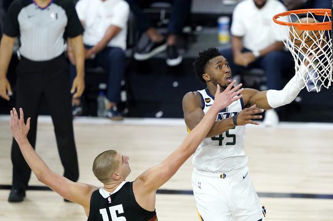 Donovan Mitchell je z noro predstavo Utah popeljal v podaljšek, nato pa ostal praznih rok. | Foto: Getty Images