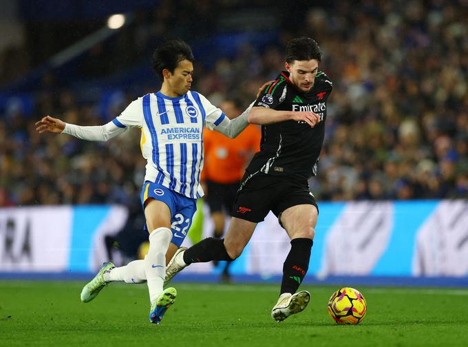 Brighton in Arsenal sta remizirala. | Foto: Reuters