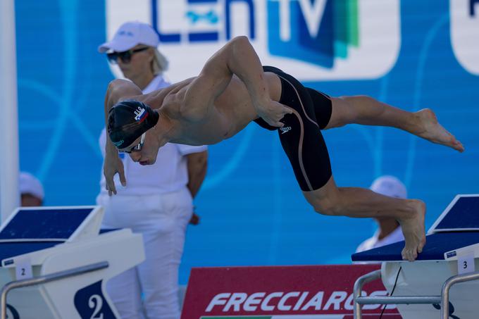 Primož Šenica Pavletič pa vse do zadnjega ni opustil misli na olimpijske igre v Parizu in dosežek 1:58,05, a očitno so bili decembrska poškodba, zlom roke in dolgotrajno okrevanje preveč. | Foto: Guliverimage