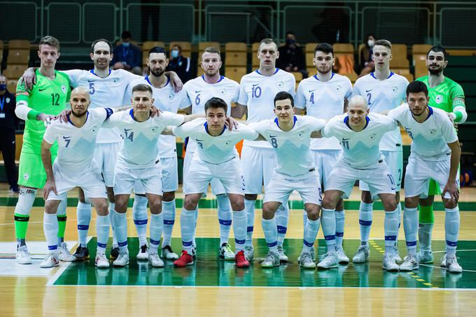 Slovenska reprezentanca futsala na Euru nastopa sedmič. | Foto: Grega Valančič/Sportida