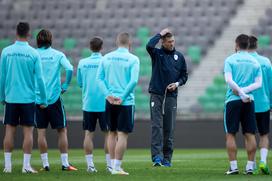 slovenska nogometna reprezentanca, trening slovenske nogometne reprezentance, Stožice