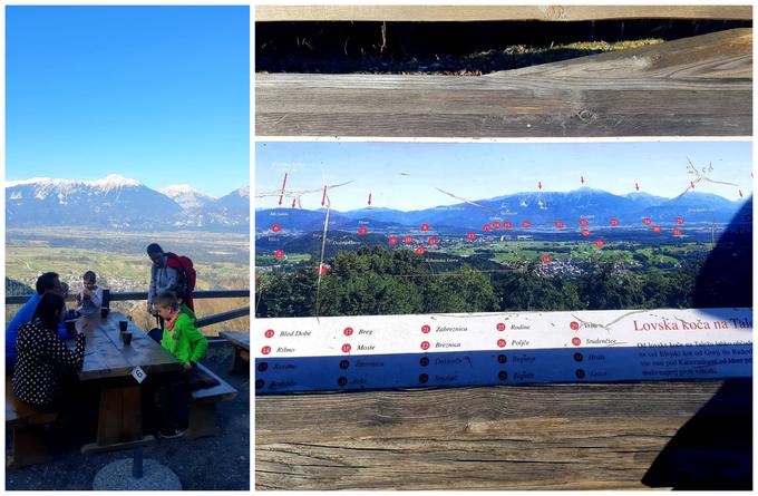 S Taleža se ponuja imeniten razgled na Blejsko kotlino, Deželo in Dobravo do Karavank, Kamniško-Savinjskih Alp in Julijskih Alp. | Foto: Alenka Teran Košir