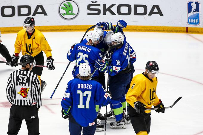 Robert Sabolič je zadel za hitro vodstvo Slovencev z 1:0. | Foto: Matic Klanšek Velej/Sportida