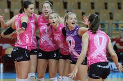 Zanesljivi zmagi Nove KBM Branika in Calcita Volleyja