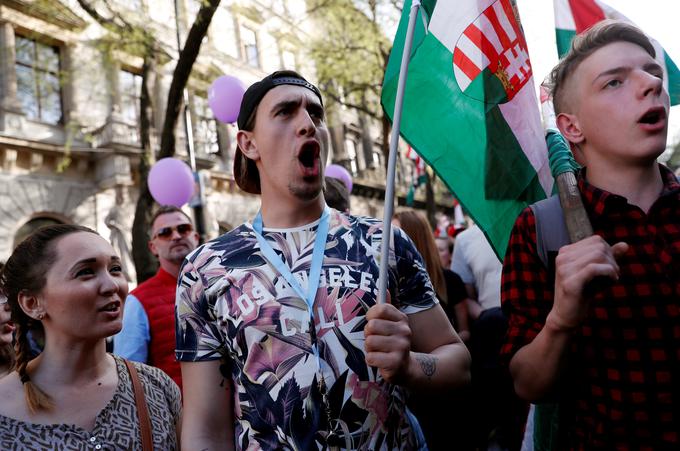 Budimpešta, protesti | Foto: Reuters