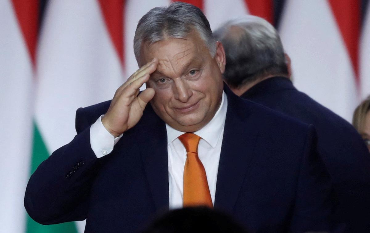 Viktor Orban | Madžarski nacionalistični premier Viktor Orban, ki je pogosto izražal naklonjenost ruskemu predsedniku Vladimirju Putinu, je bil kritičen do podpore EU Ukrajini in sankcij proti Rusiji.  | Foto Reuters