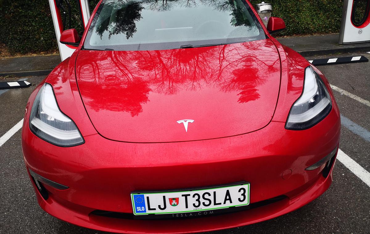 Tesla model 3 | Foto Gregor Pavšič