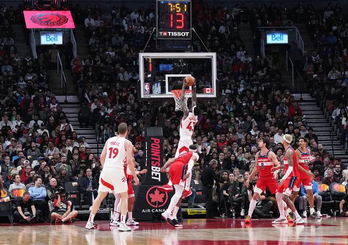 Pascal Siakam je bil z 39 točkami prvi strelec Toronta. | Foto: Reuters