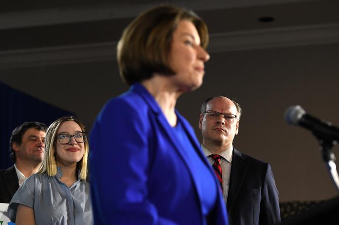 Amy Klobuchar John Bessler | Mož senatorke slovenskega rodu Amy Klobuchar je okužen z novim koronavirusom. | Foto Reuters