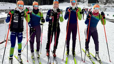 V Oberhof tri biatlonke in štirje biatlonci