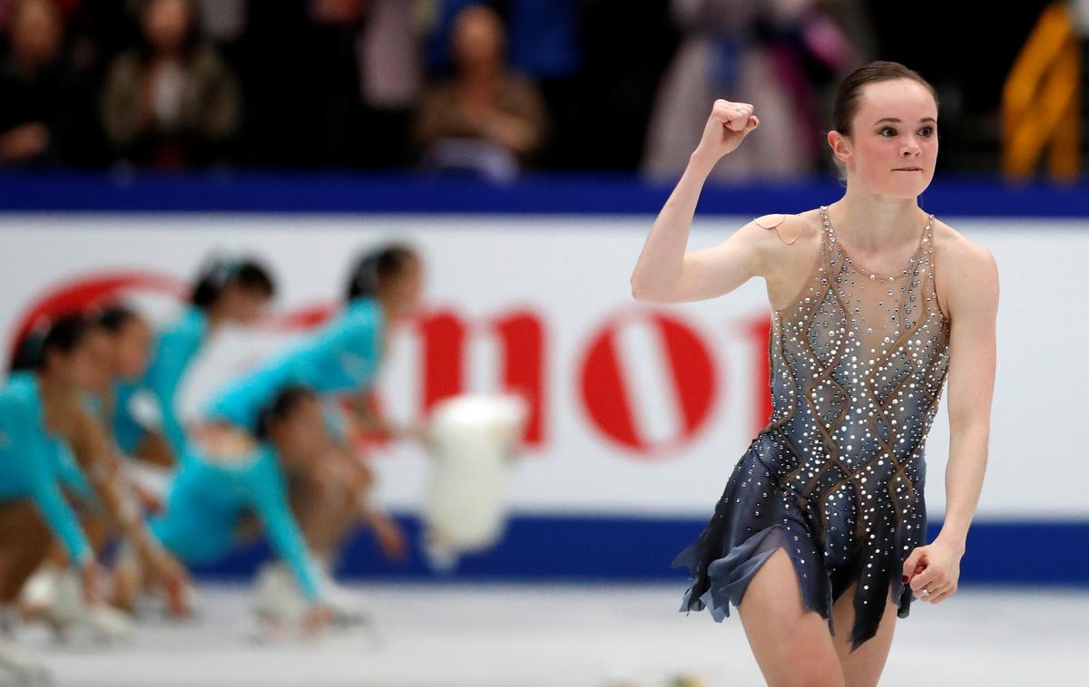 Mariah Bell | Mariah Bell naj bi na ogrevanju porezala nogo 16-letne tekmice Južnokorejke Eun-soo Lim. | Foto Reuters