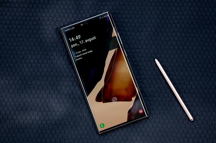 Samsung Galaxy Note 20 Ultra 5G | Vedno več kazalnikov in namigov je, da letošnja serija Samsungovih pametnih telefonov Note 20 (na sliki naslednje leto ne bo dobila neposrednega naslednika. | Foto Ana Kovač