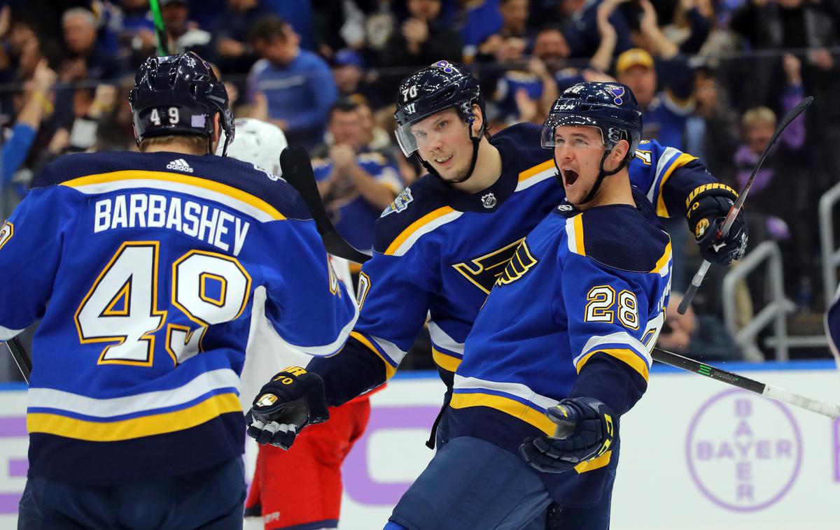 St. Louis Blues | Hokejisti St. Louisa bodo po odpovedani torkovi tekmi gostovali v Las Vegasu. | Foto Reuters