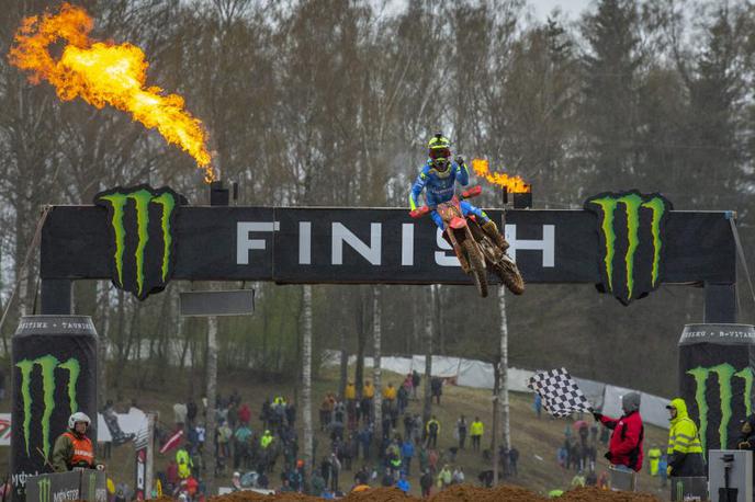 Latvija MXGP Tim Gajser | Tim Gajser je drugič zapored zmagal na VN Latvije. | Foto Honda Racing/ShotbyBavo