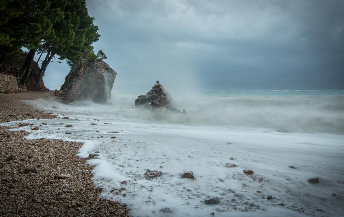 Burja Dalmacija | Na Hrvaškem naj bi se vreme ustalilo sredi tedna. | Foto Shutterstock