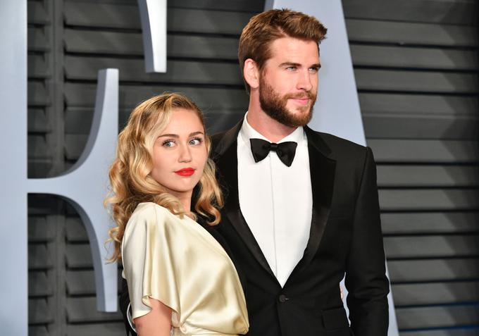 Miley Cyrus in Liam Hemsworth. | Foto: Getty Images