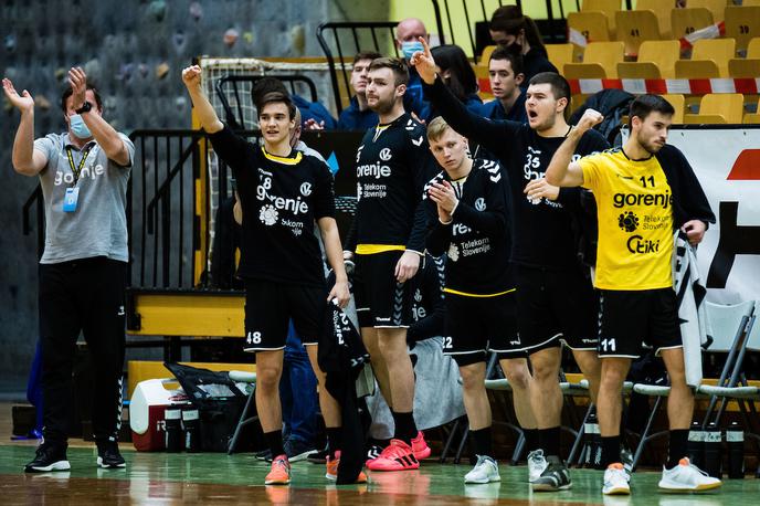 Gorenje Velenje - Cocks | Velenjčani so na zaostali tekmi tesno premagali Ribnico. | Foto Grega Valančič/Sportida