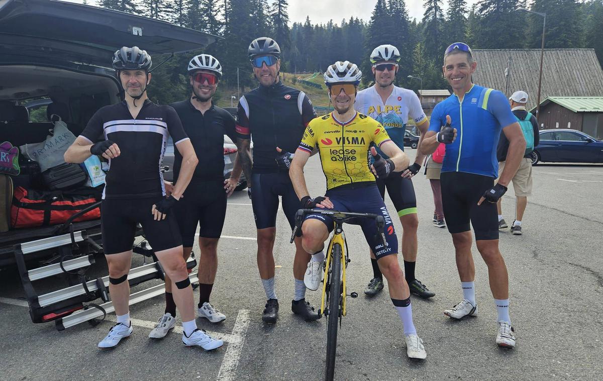 Uroš Valant | Na Col de Turini so srečali Jana Tratnika. | Foto osebni arhiv Uroš Valant