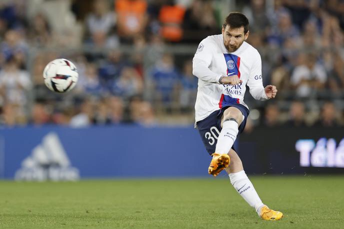 PSG Lionel Messi | Lionel Messi je zadel za točko v predzadnjem krogu, ko je PSG spet postal prvak. | Foto Guliver Image